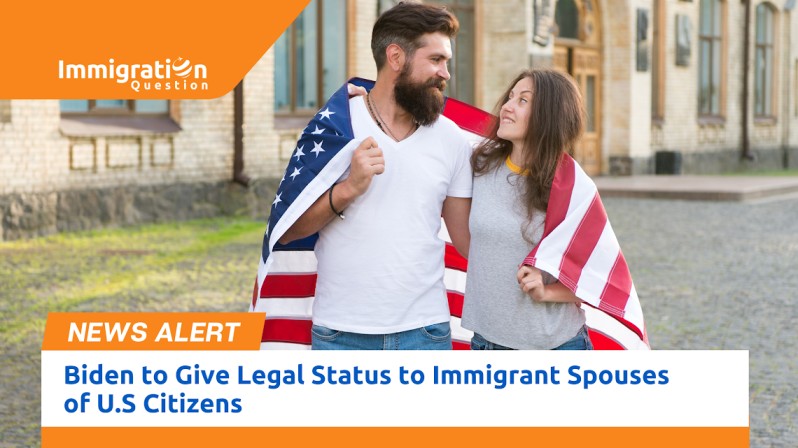 Biden's initiative offers legal status to immigrant spouses of U.S. citizens, providing deportation protection and a path to citizenship.