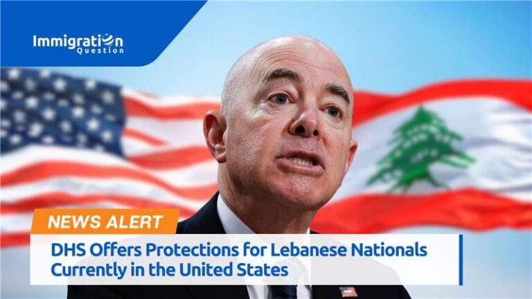 DHS Offers Protections for Lebanese in US