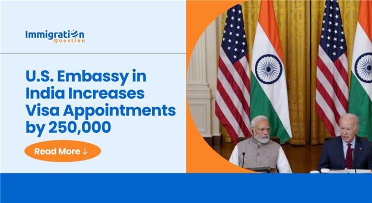 US visa appointment Increase by 2,50,000 for Indians