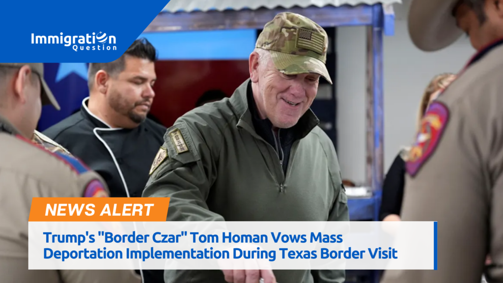 Trump's Border Czar Tom Homan Vows Mass Deportation Texas