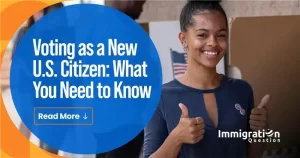 Voting as a New U S Citizen