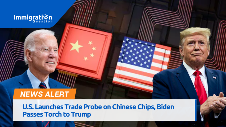 US Trade Probe on Chinese Chips | Biden Passes to Torch Trump