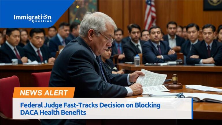 Blocking DACA Health Benefits Federal Judge Fast Track Decision