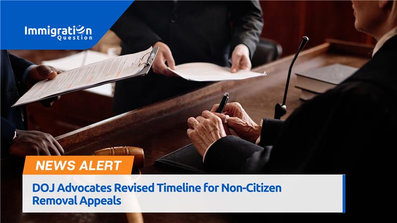 DOJ Advocates Revised Timeline for Non-citizen Removal Appeals. 