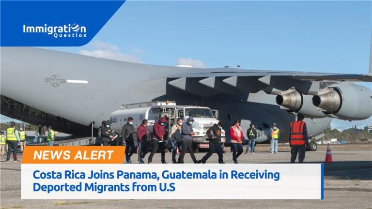 Costa Rica Joins Panama, Guatemala in Receiving Deported Migrants from U.S 