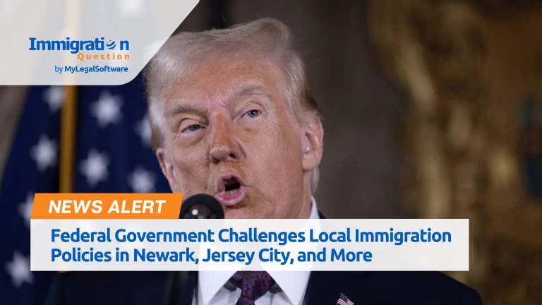 Federal Government Challenges Local Immigration Policies in Newark, Jersey City, and More