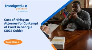Contempt lawyer in Georgia discussing legal fees for a 2025 family law case.