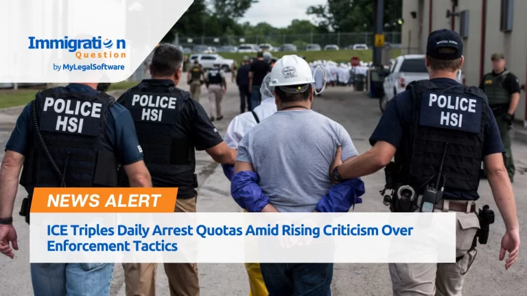 ICE Triples Daily Arrest Quotas Amid Rising Criticism Over Enforcement Tactics