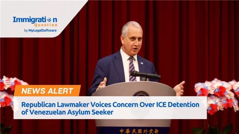 Republican Lawmaker Voices Concern Over ICE Detention of Venezuelan Asylum Seeker