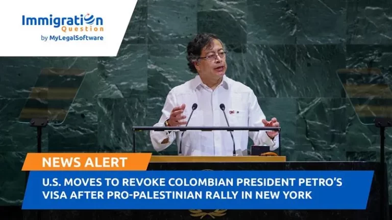U.S. revokes Colombian president visa