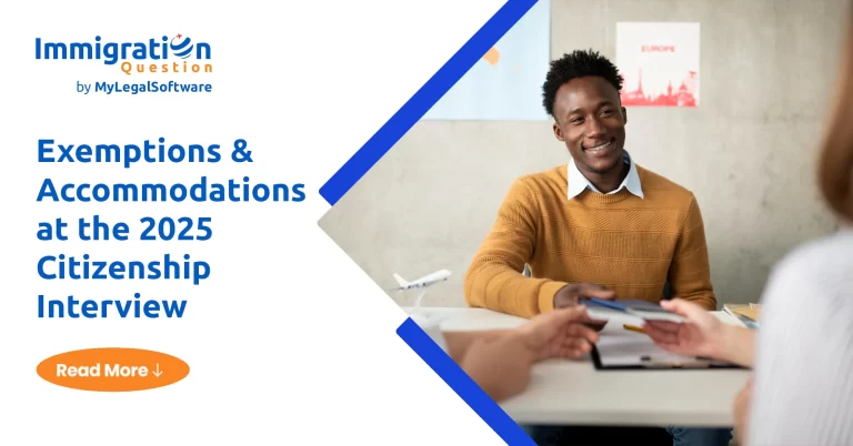 2025 citizenship interview exemptions