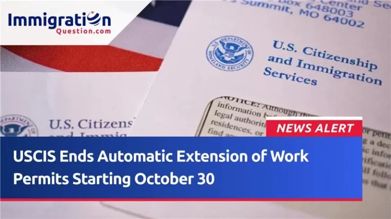 USCIS ends automatic work permit extensions