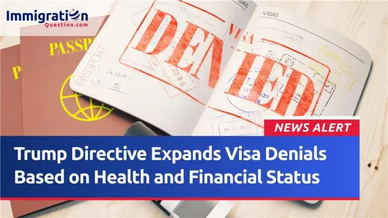 Trump Directive Expands Visa Denials Based on Health and Financial Status